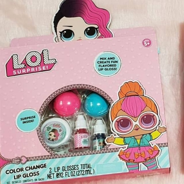 lol surprise color change lip gloss kit