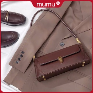 Mumu Selection #205 Korean Fashion Leather Classic Ladies Baguette Bag Elegant Bags For Women