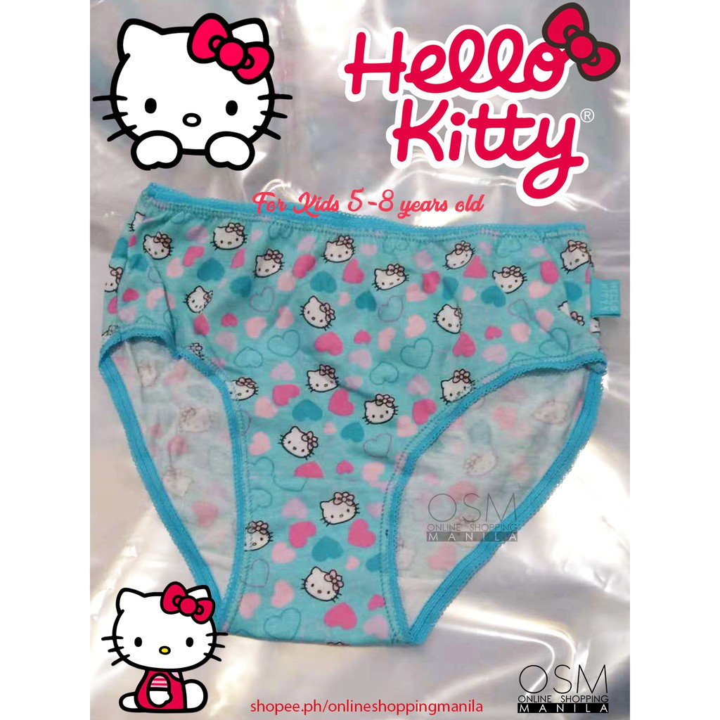 Original Hello Kitty Panty For Kids Girl Shopee Philippines