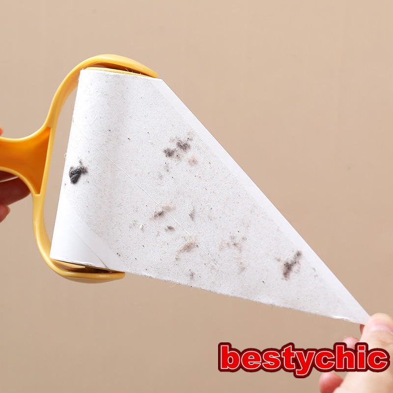 Clothes Sticky Paper Tear-off Roller Sticky Dust Paper Clothes Hair Removal Sticker