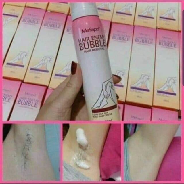 HAIR ENEMY BUBBLE HAIR REMOVAL SPRAY | Shopee Philippines