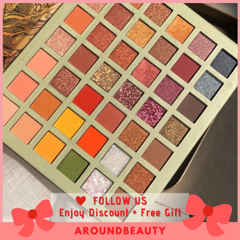 INS MUGELEEN Makeup Matte Eyeshadow Palette 42 Colors Pearlescent Glitter Eyeshadows TIK TOK