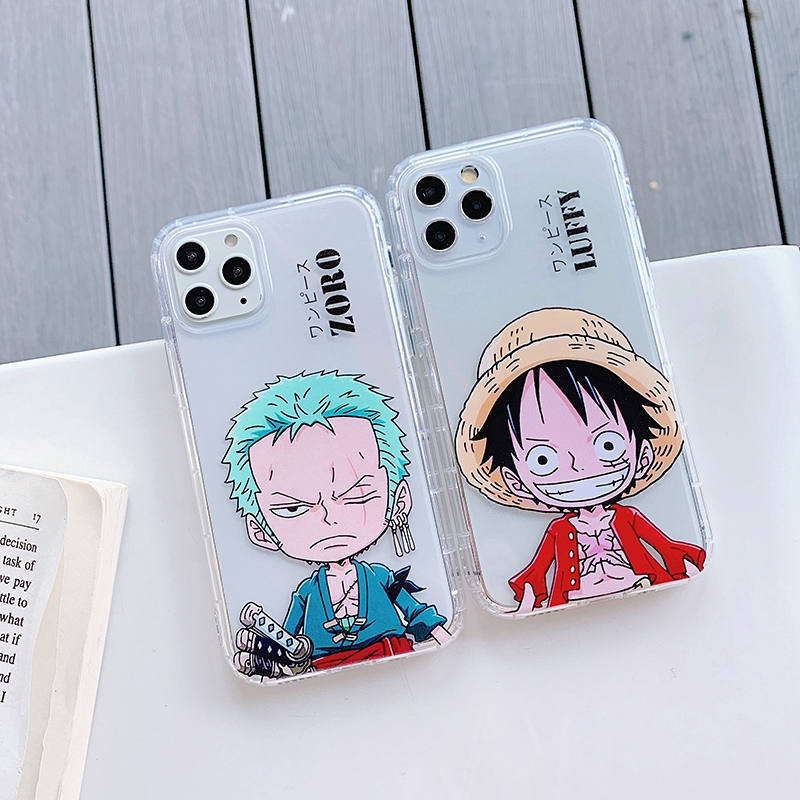 One Piece Zoro Iphone11 Pro Max Xsmax 6s 7 8plus Xs Xr Anti Falling Tpu Protective Case Cover Shopee Philippines