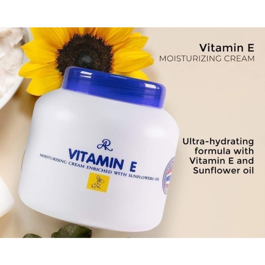 AR Vitamin E Cream Moisturising Cream Enriched with Sunflower Oil