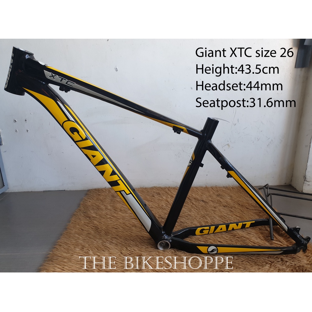 afschaffen Ondergedompeld Ingrijpen Giant XTC Alloy Bicycle Frame for Mountain Bike size 26 not brand new, old  stock with scratches | Shopee Philippines