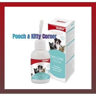 Bioline Ear Care for Dogs, Cats and Rabbits (50mL)