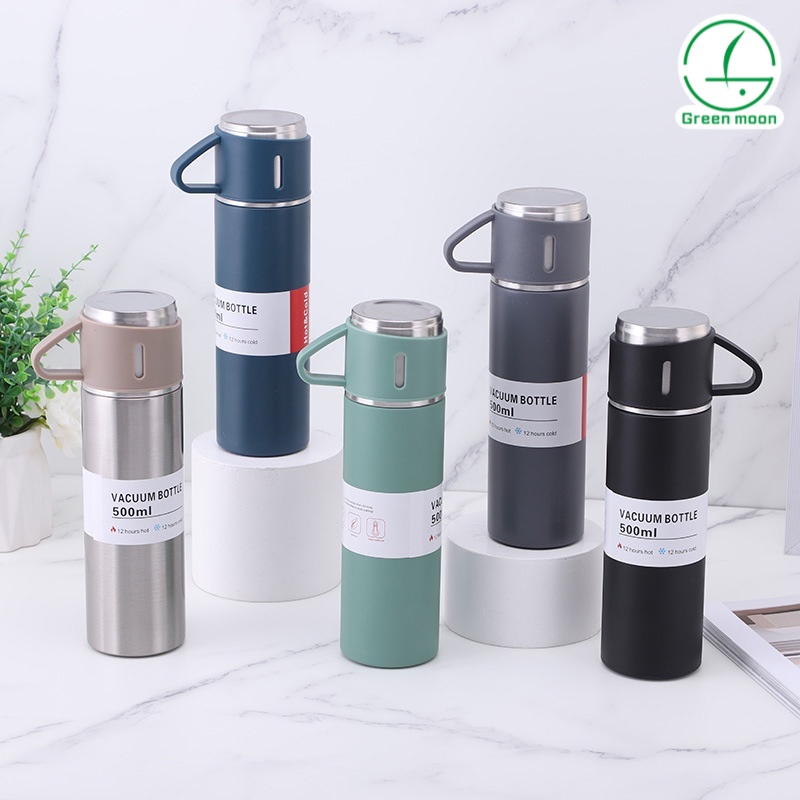 Thermos Cup Stainless Steel Thermos Bottle Tumbler 500ml | Shopee ...