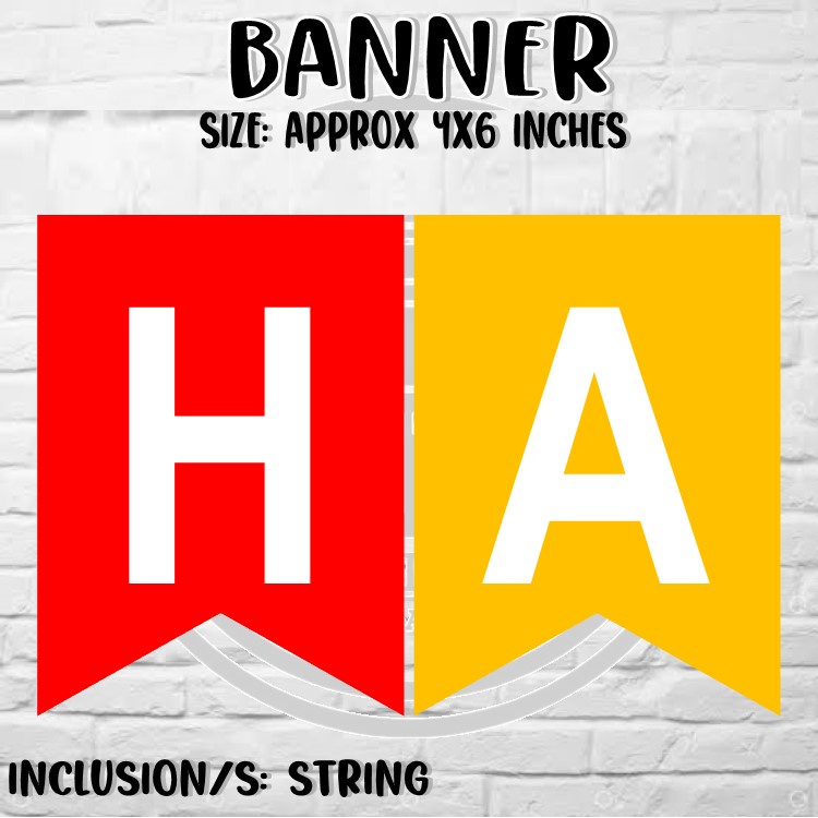 Colorful theme happy birthday banner