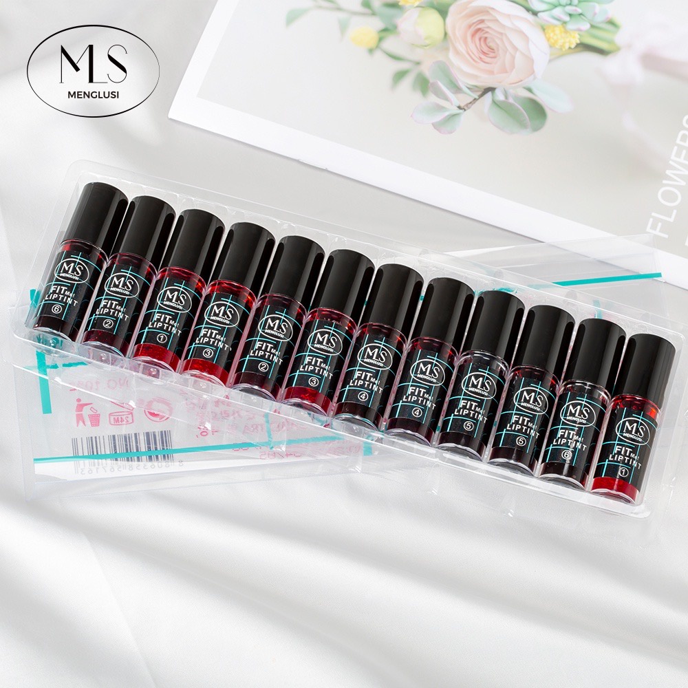 Menglusi Fit Me Lip Tint Cheek and Lip Tint 12pcs Set Shopee Philippines