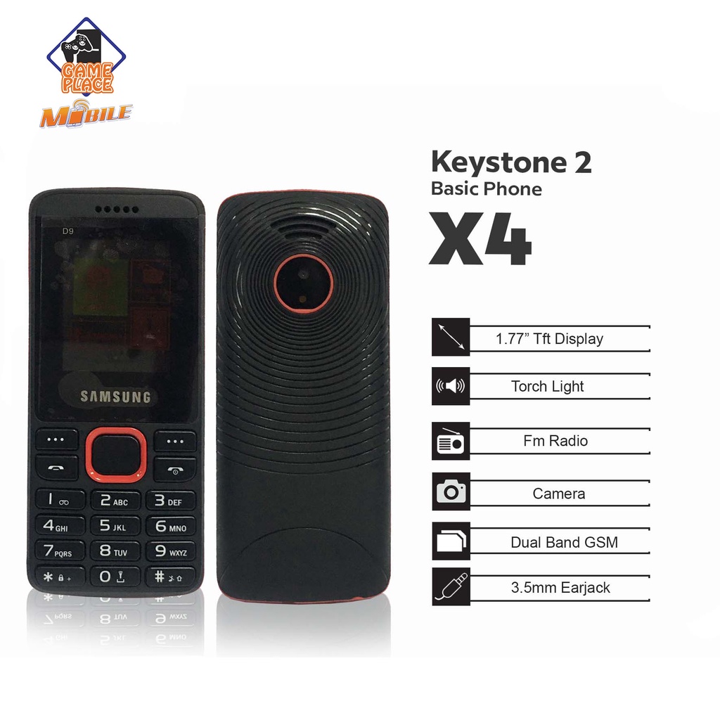Keystone2 X4 Mobile Phone MP3 FM Flashlight Dual Sim Great Quality