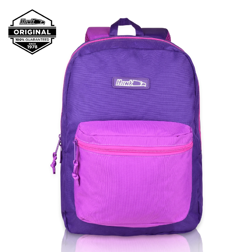 Hawk 4649 Backpack (Eggplant/Purple) | Shopee Philippines