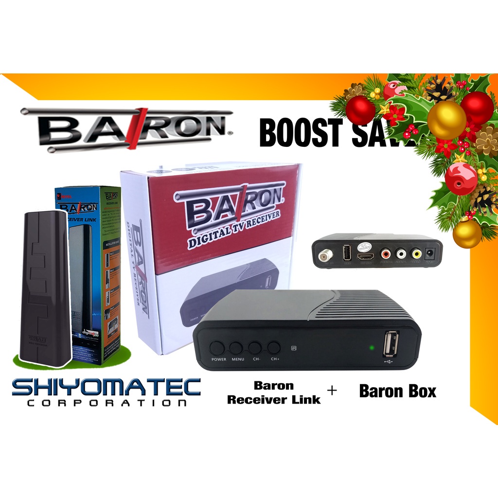 Baron Digital TV Receiver Box with Baron Receiver Link (BRL) Shopee