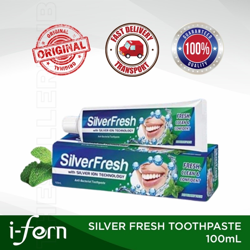 iFern Silverfresh with Silver Ion Technology Toothpaste 100ml Shopee