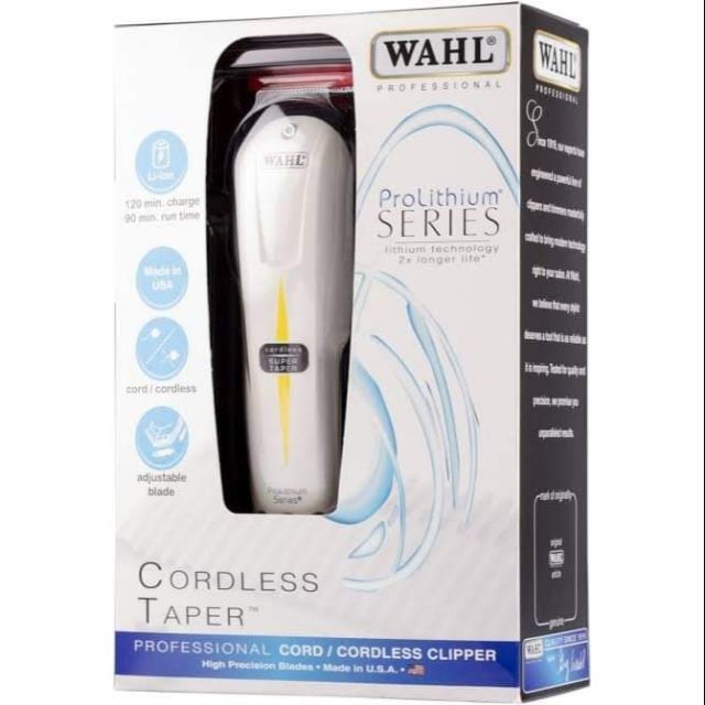 wahl cordless super taper prolithium series