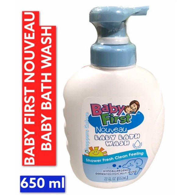 baby first nouveau baby bath wash
