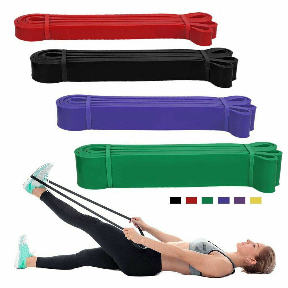 Exercise Bands Latex Resistance elastic Band -Pull Up Assist Bands ...