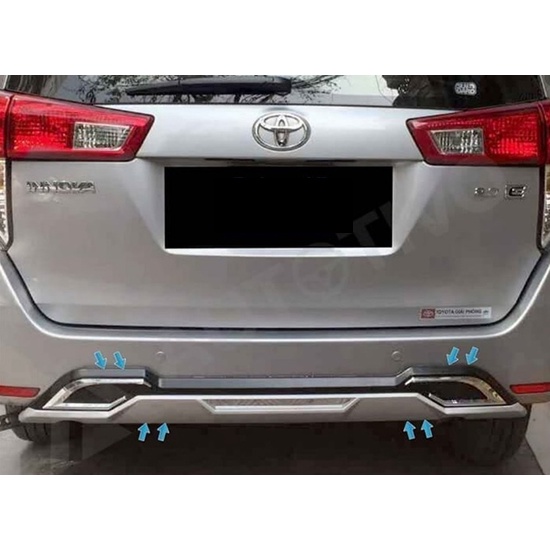 TOYOTA INNOVA 2016 2021 FRONT AND REAR BUMPER GUARD/BUMPER NUDGE