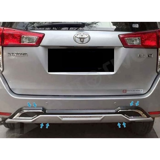 TOYOTA INNOVA 2016 - 2021 FRONT AND REAR BUMPER GUARD/BUMPER NUDGE ...