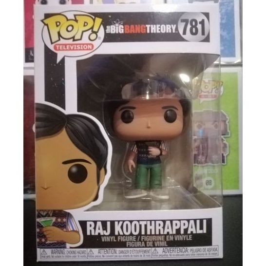 Raj Koothrappali The Big Bang Theory Funko Pop! Authentic with