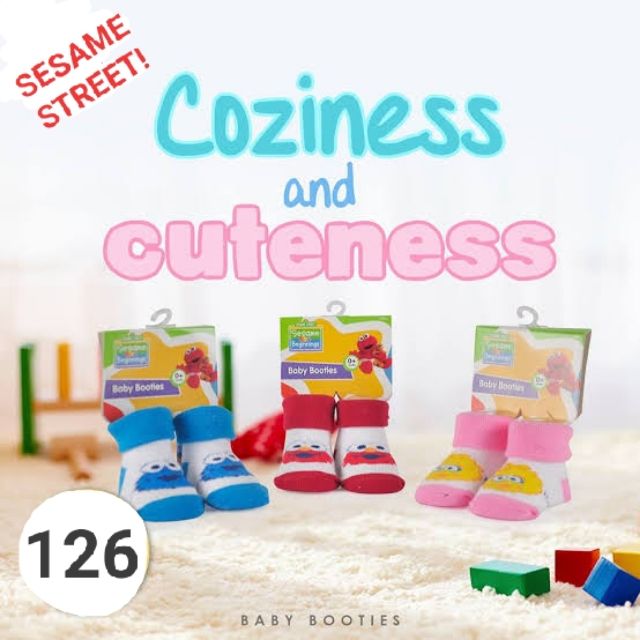 sesame street baby socks