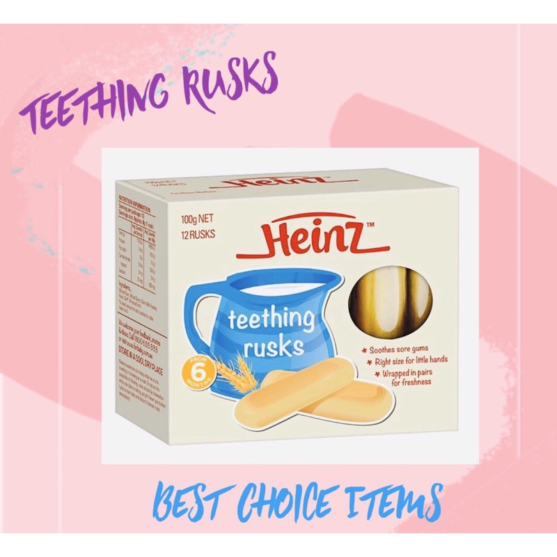 teething rusks coles
