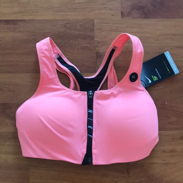nike shape zip sports bra