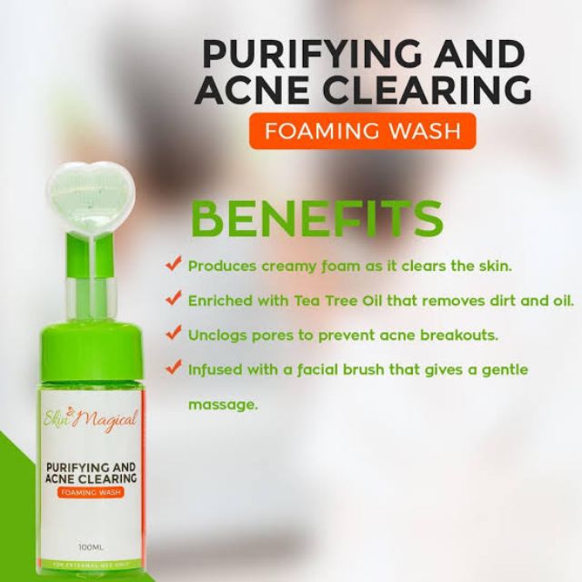 acnes purifying foaming face wash