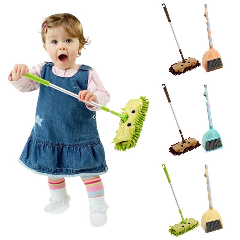 child broom and dustpan