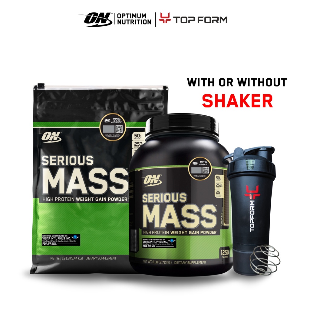 Optimum Nutrition Serious Mass, ON Mass Gainer Whey Protein Powder Shopee Philippines