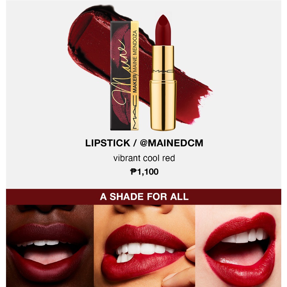 mainedcm mac lipstick