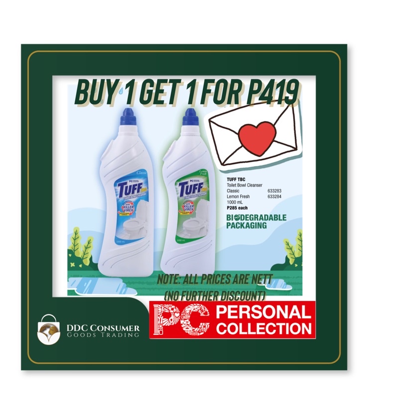Tuff 1000ml Toilet Bowl Cleaner | Shopee Philippines