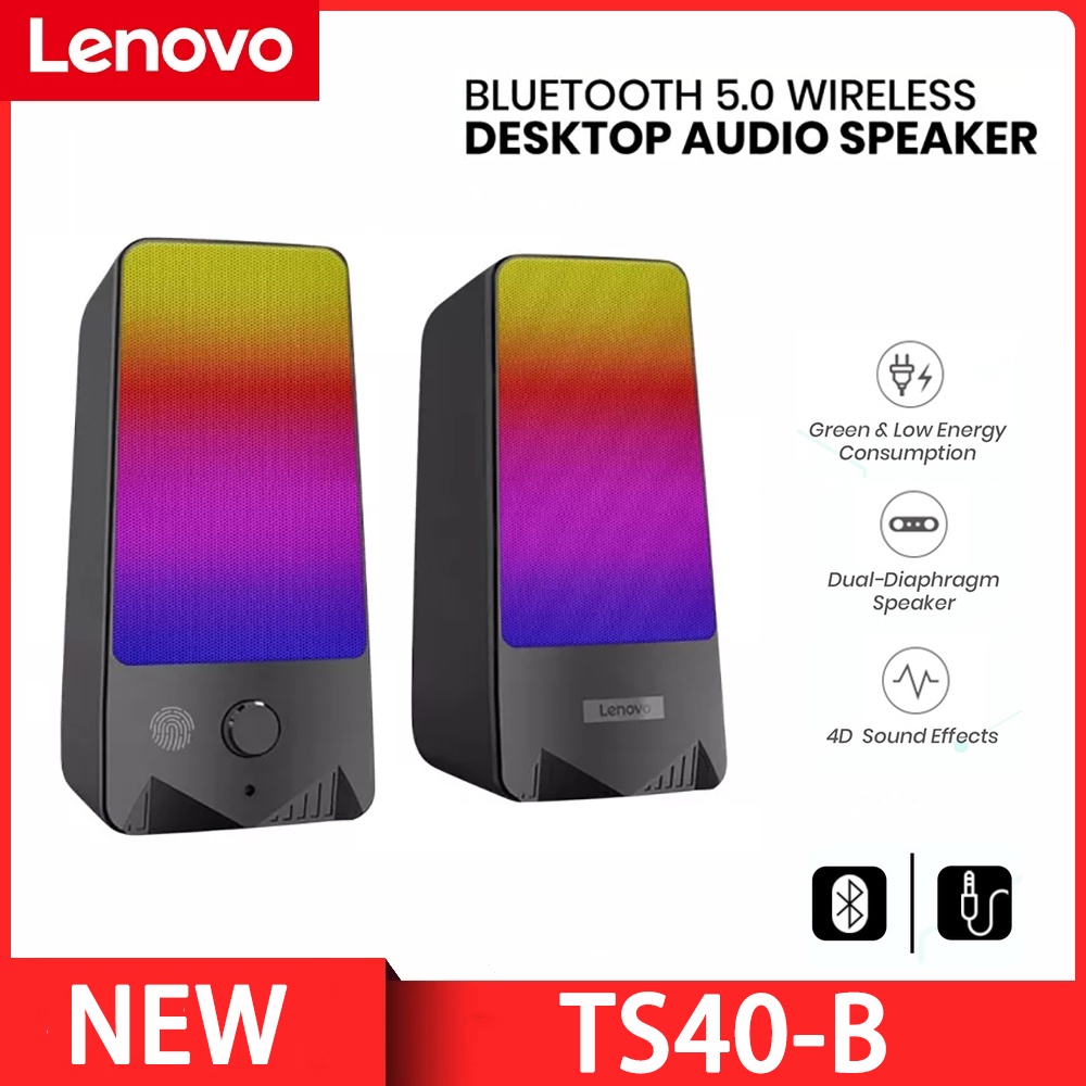 HG Lenovo TS40B Subwoofer Stereo RGB Bluetooth with 3.5mm Headphone