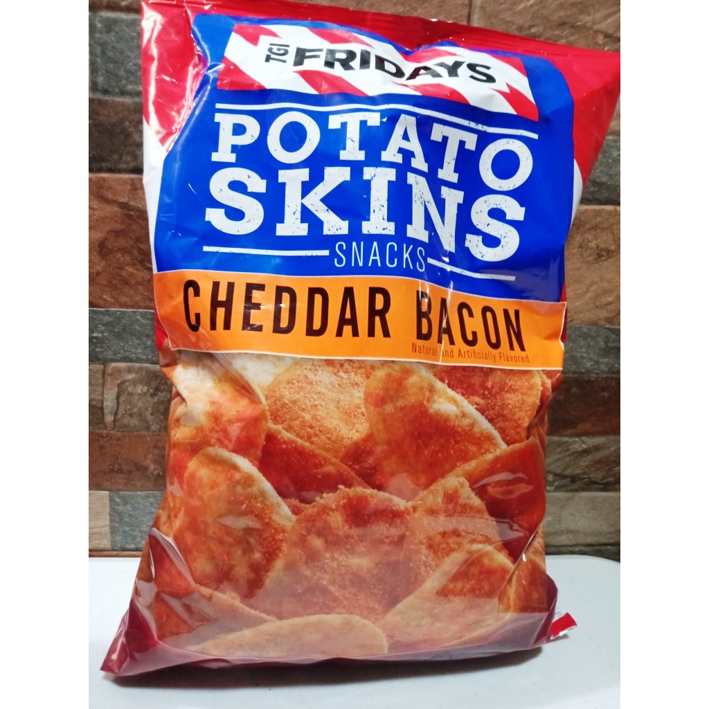 Tgi Friday S Cheddar Bacon Potato Skins Chips 22 Oz 623 7 Grams Shopee Philippines
