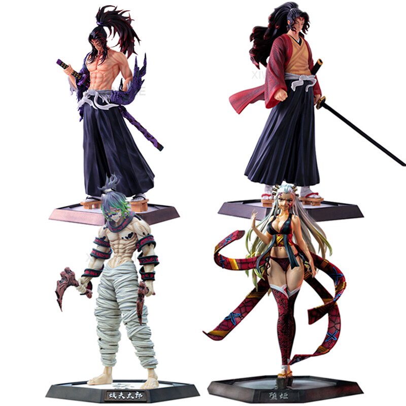 Demon Slayer Gyutaro Daki Kimetsu no yaiba Kokushibo Yoriichi Tsugikuni action figure toy statue