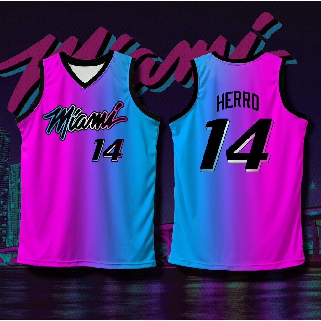 custom miami heat city jersey