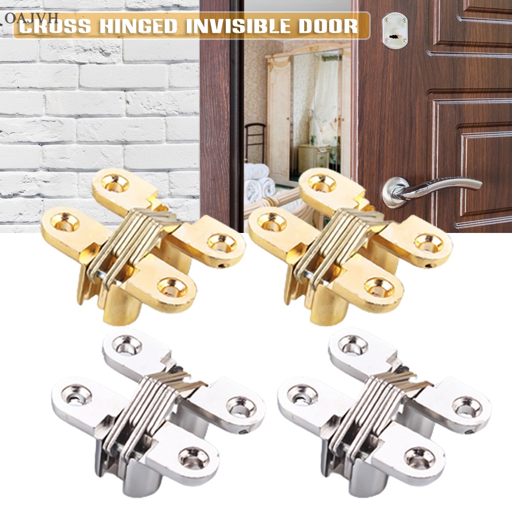 Concealed Small Cross Hinge for Invisible Door Folding Door Cupboard Zinc Alloy Concealed