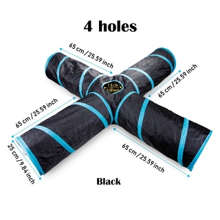 Funny Pet Tunnel Cat Play Rainbow Tunnel, Foldable Cat Tunnel Kitten Toy Bulk Toy Rabbit #9