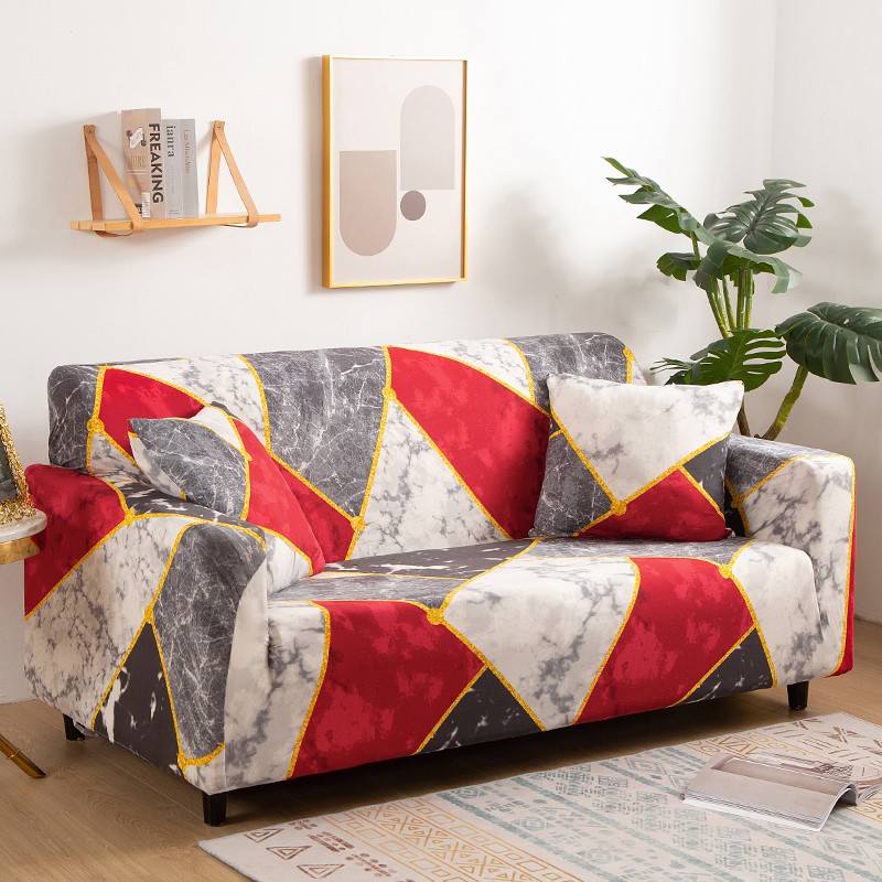 Home Decoration Sofa Cover Set Stretchable 1/2/3/4 Seater Seat Cover Single Regular Sofa Cover