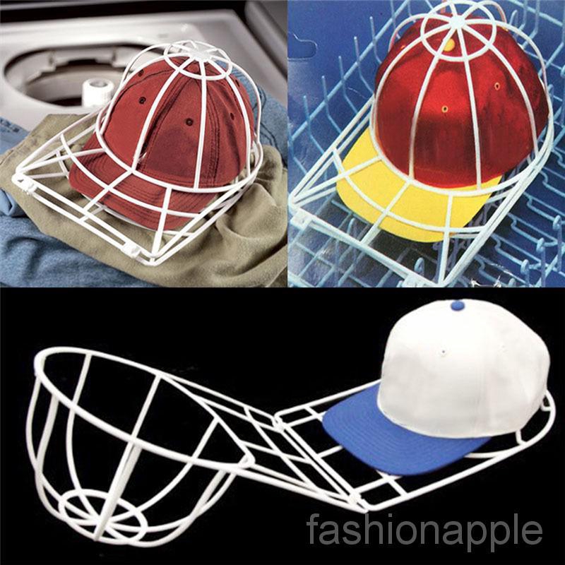 washing a ball cap
