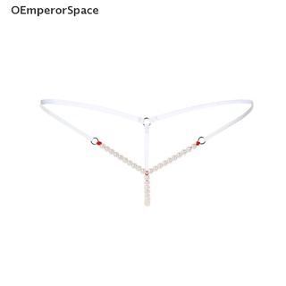 OEmperor Pearls Massage Ladies Panties Beading G-String Bikini Micro ...