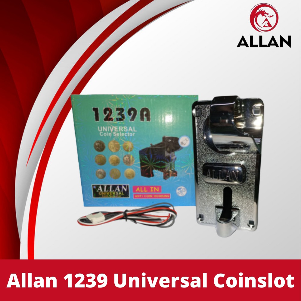 Allan Universal Coinslot /Coin slot New (1239&1239A) Anti coin hooking Pisonet /piso net/Pisowifi/pi #1