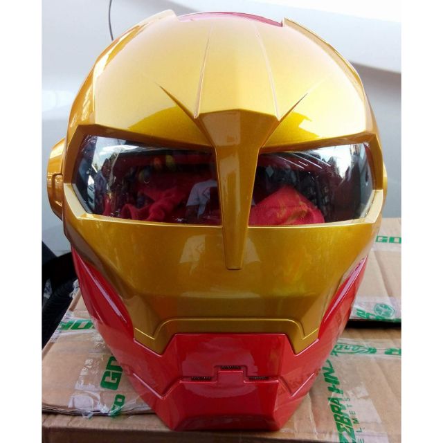 iron man motorbike helmet