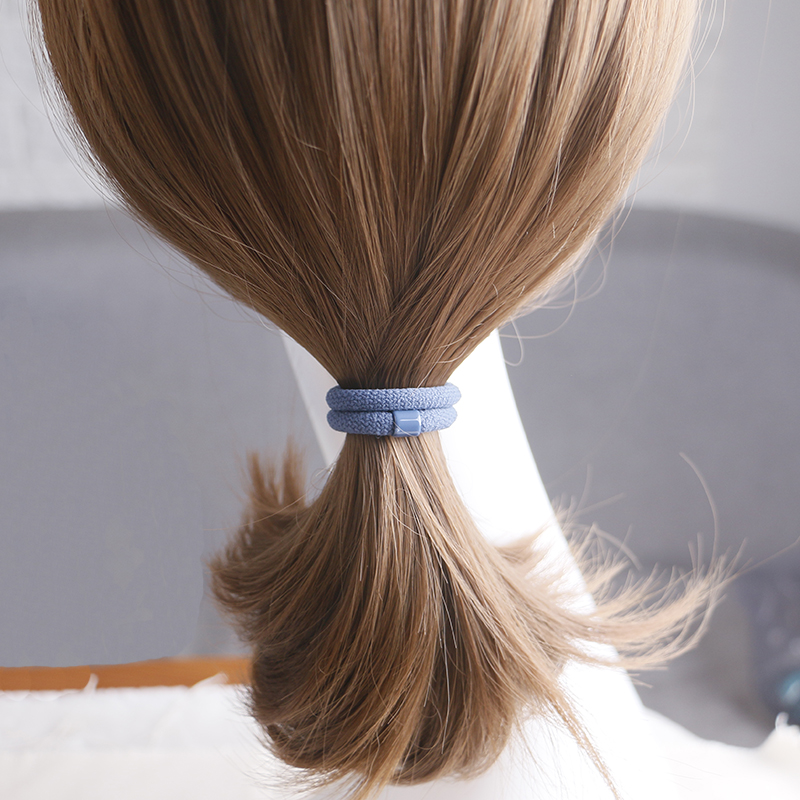 Korean Style Flocking Hair Rings /Women Solid Simple Holder / Ponytail Holder Hair Bands / Girls Daily Basic Headbands Hair Accessories