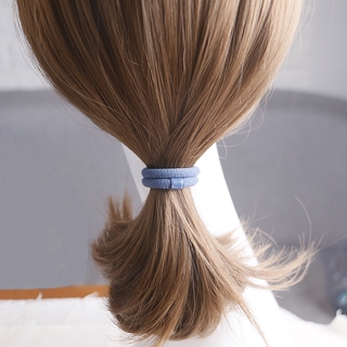 Korean Style Flocking Hair Rings /Women Solid Simple Holder / Ponytail Holder Hair Bands / Girls  Daily Basic Headbands Hair Accessories #2