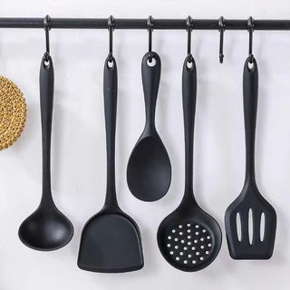 Hoba 100% Food Grade Non-stick cooking spatula Frying pan shovel Silicone kitchen spatul #9