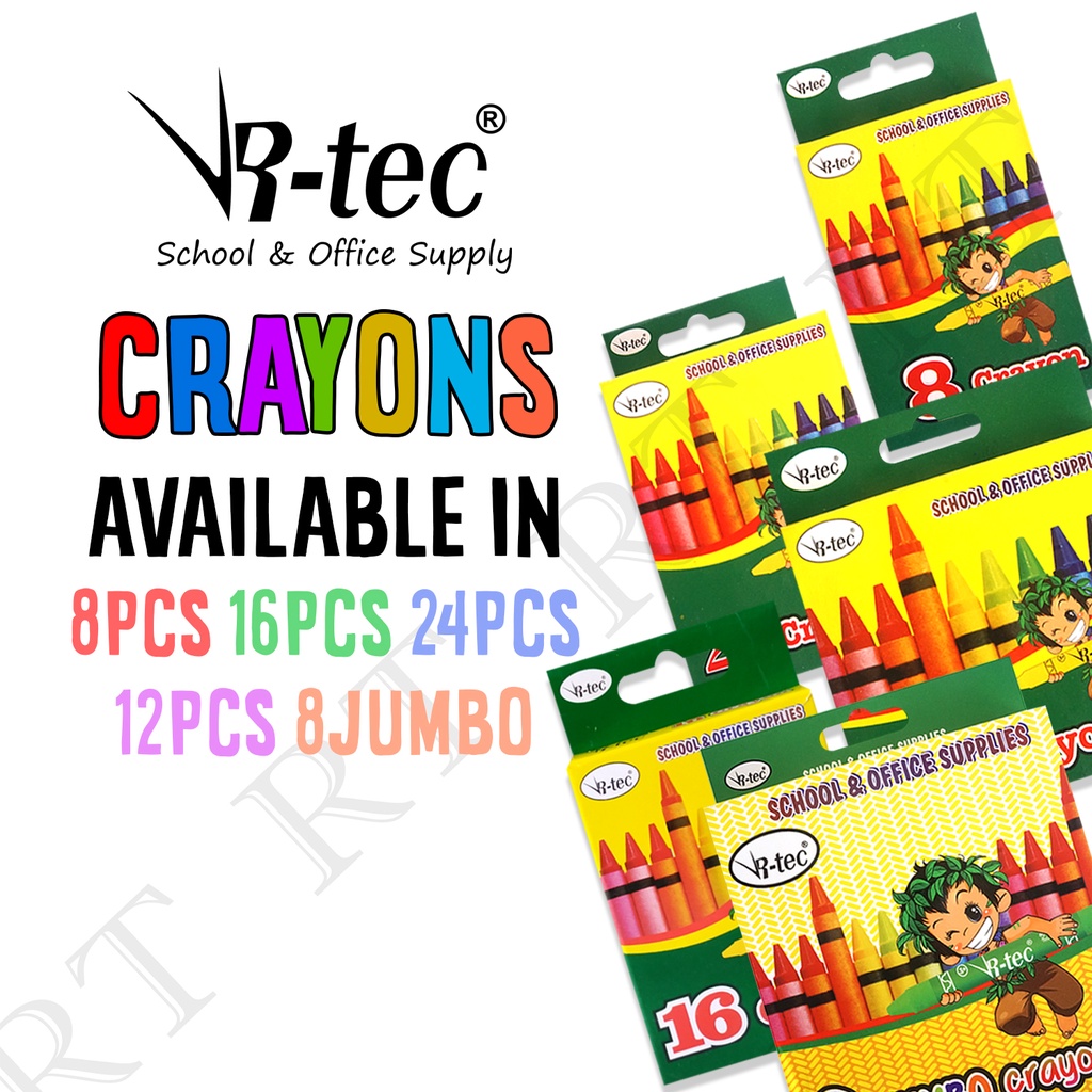 RTEC Crayon Multicolored crayons Art Coloring Set Crayons Oil Pastels