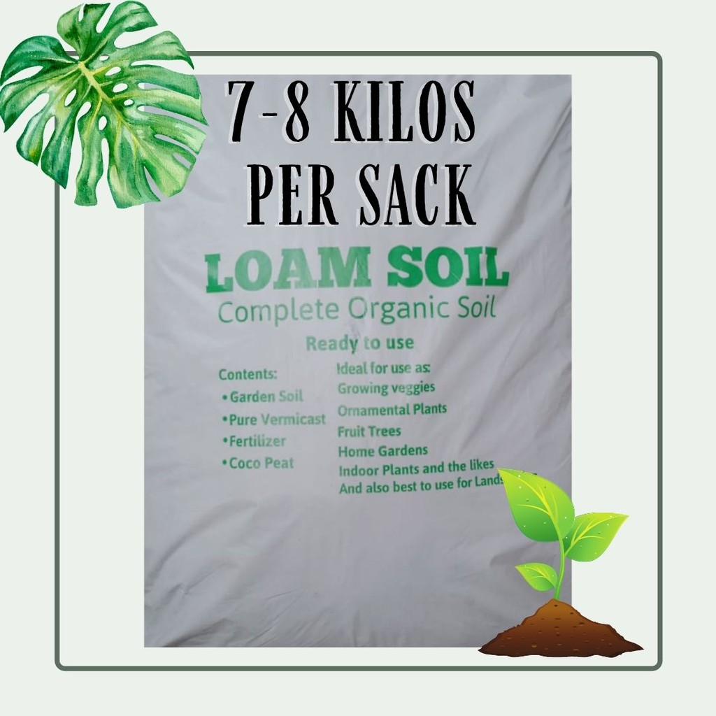 78 Kilos Loam Soil for gardening and plants. Complete & Natural