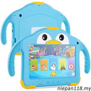 Tablet for Toddlers Tablet Android Kids Tablet with WiFi Dual Camera 1GB 32GB Storage 1024 x 600 Touch Screen Parental Control Mode Google Playstore YouTube Netflix for Boys Girls