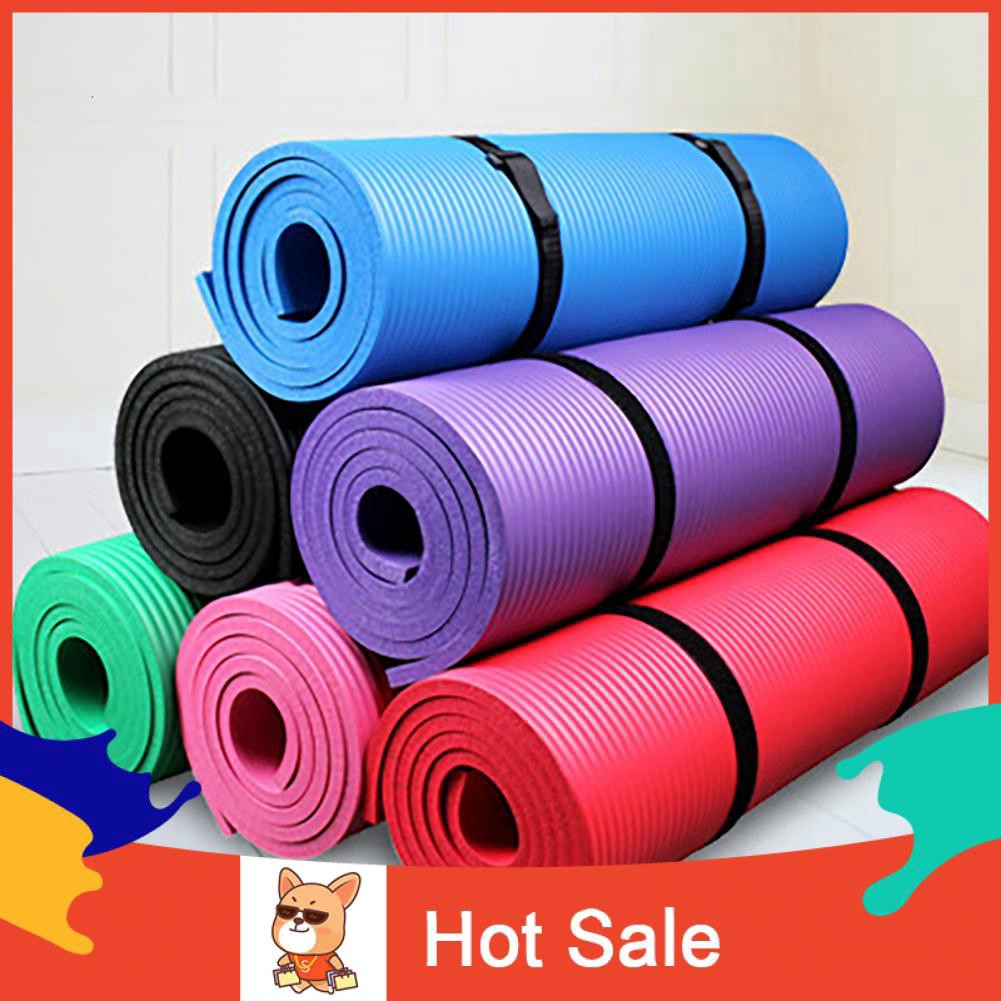 183cm*61cm 10mm/15mm Thick NBR Yoga Mat 