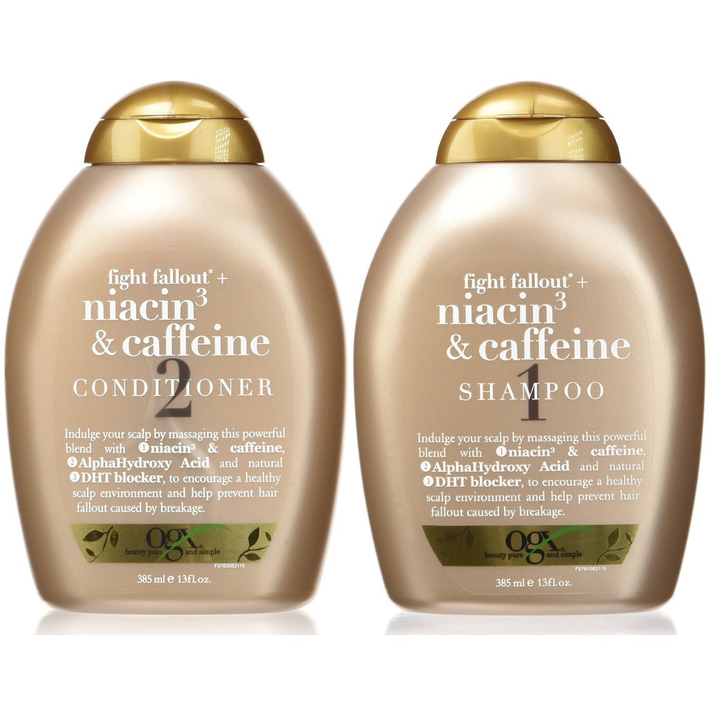 Ogx Niacin Caffeine Shampoo Conditioner Shopee Philippines